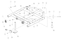CH8993H-FáFrameáAssembly Diagram and Parts List for CH8993H 76835 Bear Cat Chipper Shredder